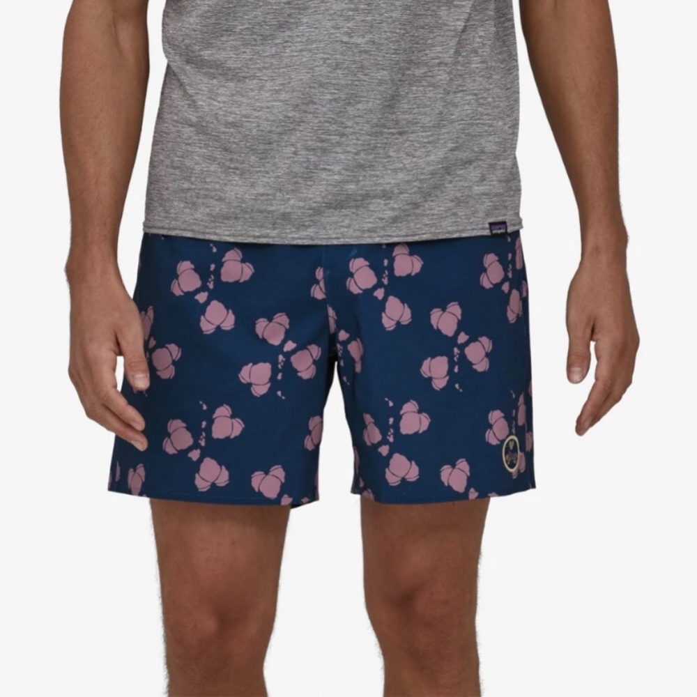 NWT Patagonia Men’s HYDROPEAK VOLLEY SHORTS 16in in ISLAND TIDEPOOL BLUE size XS